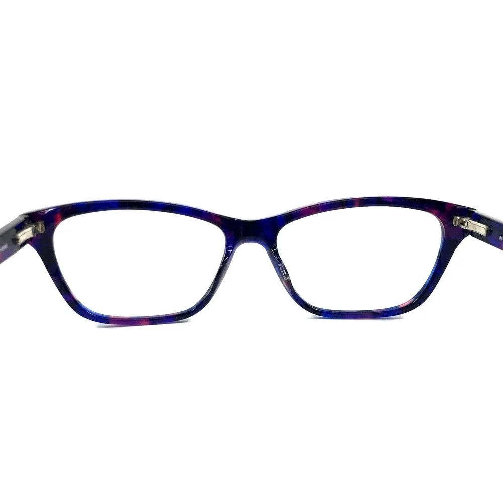 BCBGMAXAZRIA Eyeglasses Frames ESMEE BLUE MULTI TORTOISE Cat Eye 54-15-140